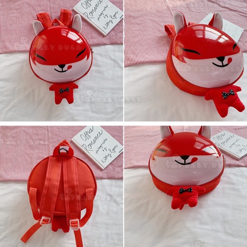 Balo hộp trẻ em hình các con thú ngộ nghĩnh cho bé, balo trứng cho bé