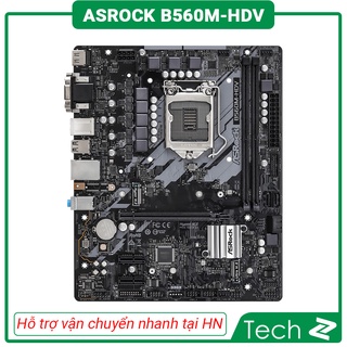 Mainboard ASROCK B560M HDV (Intel B560, Socket 1200, m-ATX, 2 khe Ram DDR4)