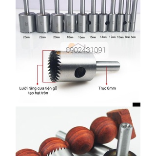 Mũi Dao Hạt Tron Ngành Gỗ 10mm-22mm