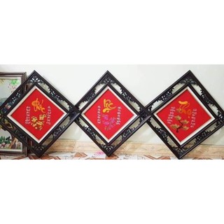 tranh thêu sẵn(chưa khung) Phúc Lộc Thọ