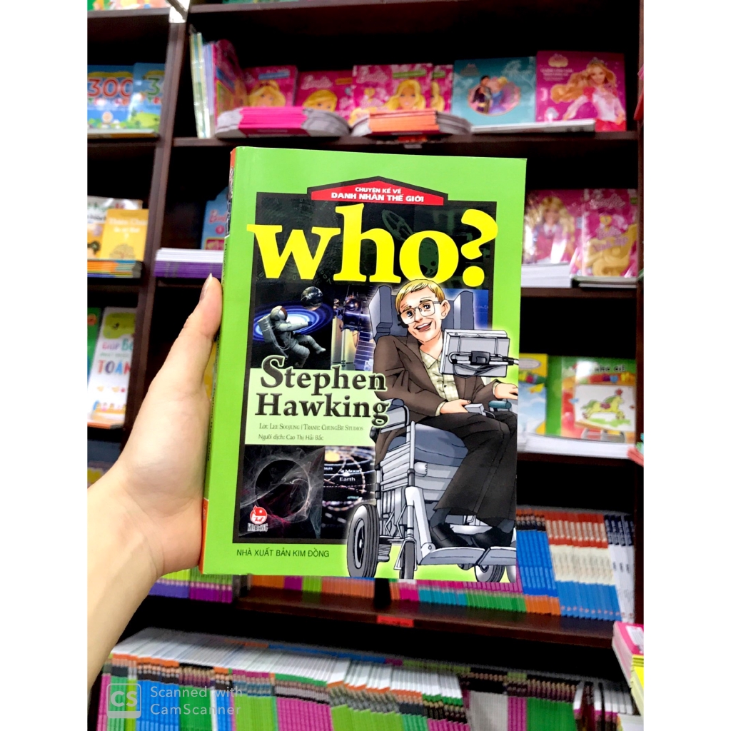 Sách - Who? Chuyện Kể Về Danh Nhân Thế Giới: Stephen Hawking (Tái Bản 2019)