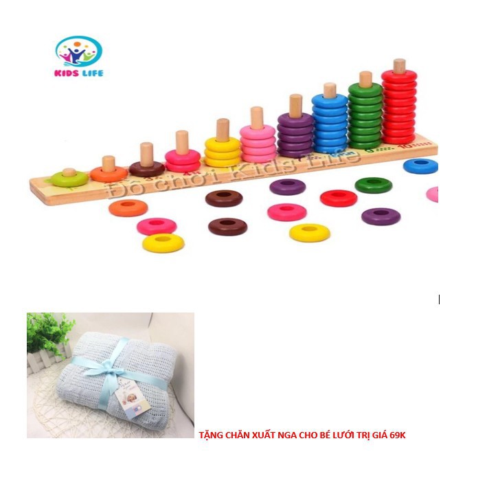 Giảm 10% [Tối Đa 35K Đơn Từ 50K] - Cột Tính Học Toán - Montessori Sezi To