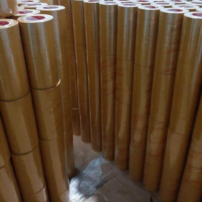 sỉ 1xxk 1 cây băng keo màu vàng 6 cuộn 200ya nặng 1.8kg
