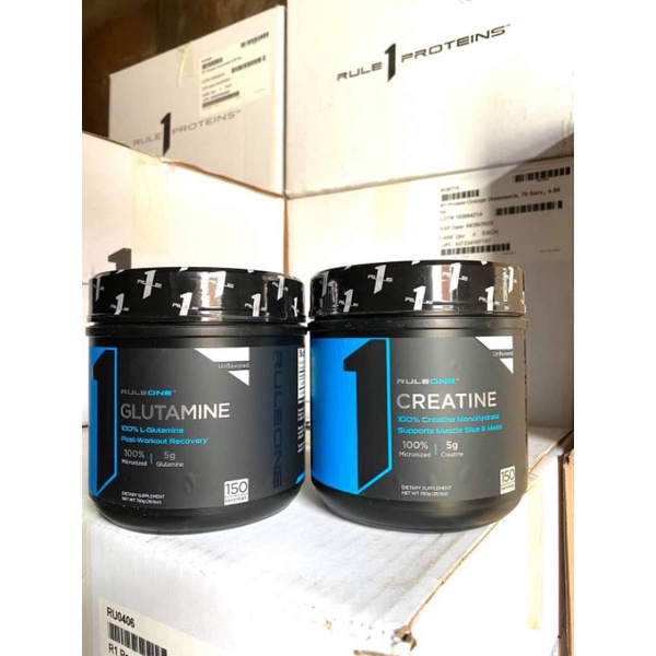 RULE1 GLUTAMINE R1 100% MICRONIZED TĂNG CƠ PHỤC HỒI CƠ BẮP SAU TẬP 150 SERVING