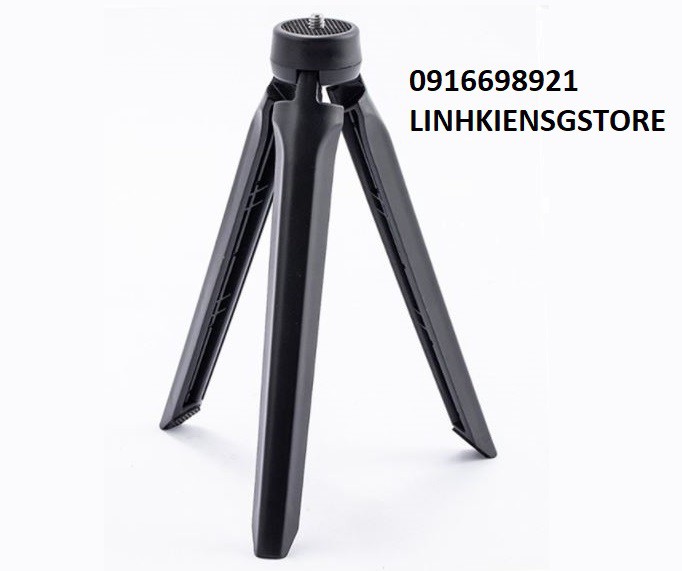 GIÁ SỈ  Tripod Giá Đỡ Gopro đèn livestream 19 CM máy ảnh gậy tự sướng ren kim loại cao cấp