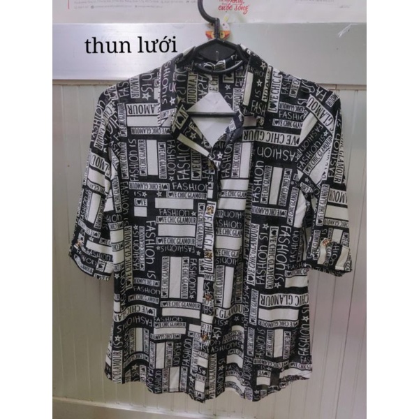 Áo sơ mi trung niên size 50-60kg