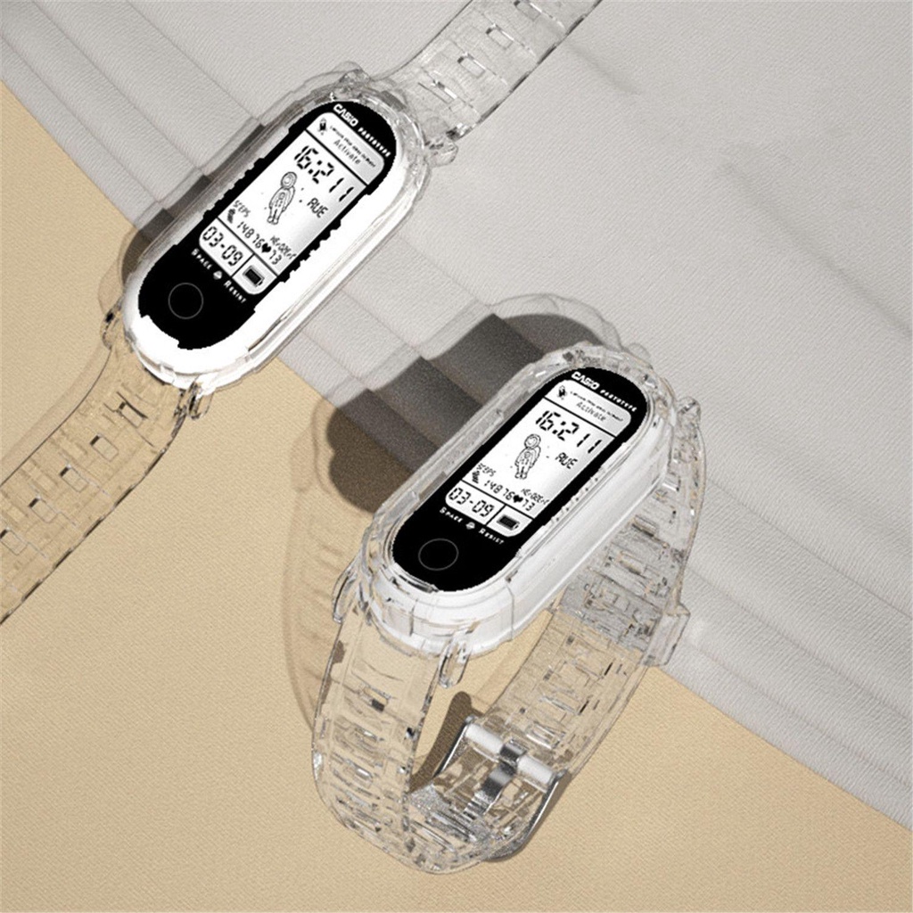 Dây Đeo Thay Thế Bằng Silicone Chống Trượt Cho Xiaomi Mi Band 6 5 4 3