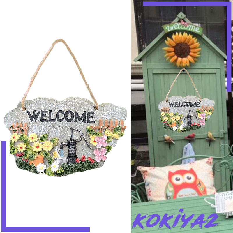 Door Welcome Sign Decorative Front Door Patio Garden