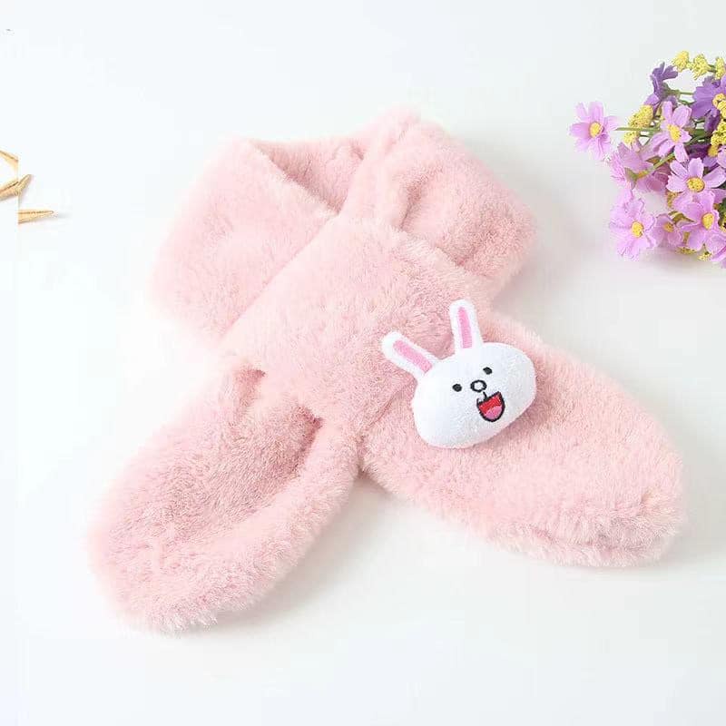 Khăn lông quàng cổ ấm áp cho bé, họa tiết ngộ nghĩnh
