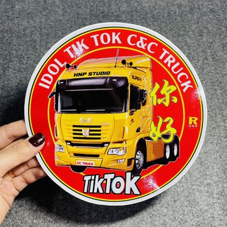 Tem Đầu Kéo C&C Idol TikTok Xe Tải, Phản Quang, chống nước