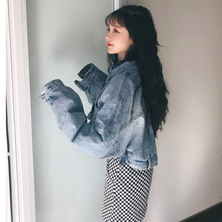 ÁO KHOÁC JEANS CROPTOP | BigBuy360 - bigbuy360.vn