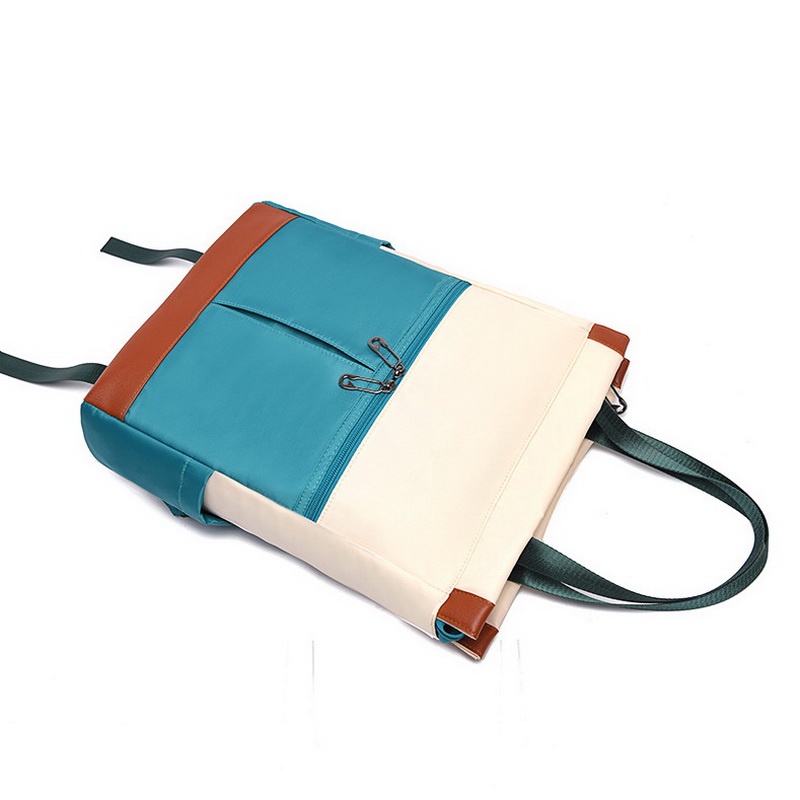 Balo LEACAT da PU chống thấm nước có ngăn để laptop