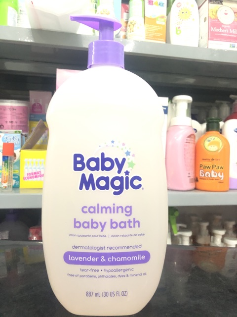 Tắm gội Baby Magic màu tím 887 ml