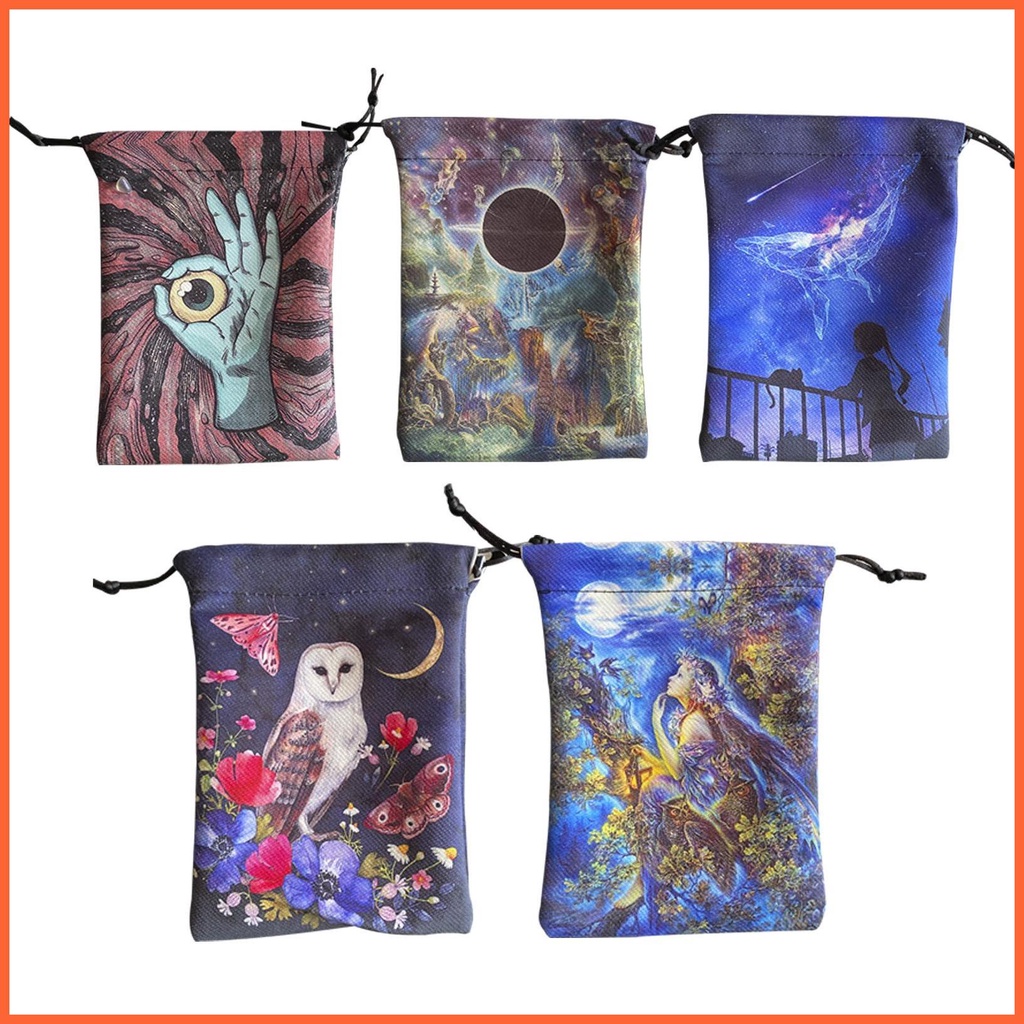 Túi Dây Rút Đựng Bài Tarot 5.12X7.09 Inches Tiện Dụng