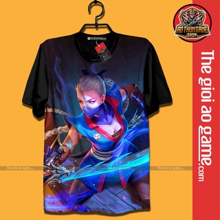 Áo Liên Quân , Áo Thun Liên Quân Mobile Airi Unisex Nam Nữ Basic Tay Ngắn Form Rộng / Thegioiaogame.com