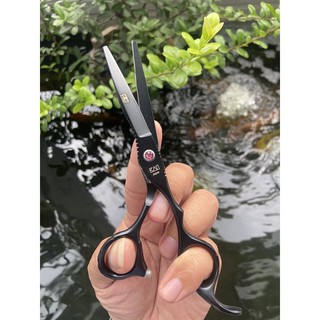 Kéo cắt tóc Nhật Bản cao cấP KAISO màu đen MS08 [ Mua cặp kéo tặng ví da]