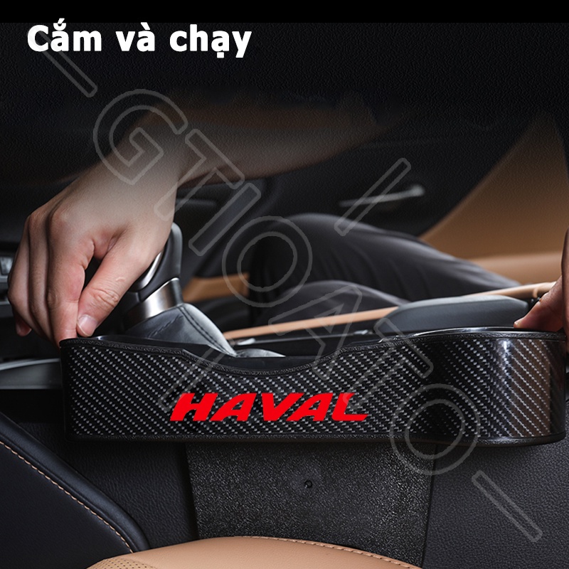 GTIOATO Khay Để Đồ Khe Ghế Ô Tô Khay ĐựNg Đồ Ô Tô Khay Đựng Đồ Đa Năng Cắm Khe Ghế Xe Sợi Carbon Khay Đựng Đồ Khe Ghế Ô Tô Đồ Đa Năng Cắm Khe Ghế Ô Tô Phụ KiệN Ô Tô Cho Haval H6 Jolion