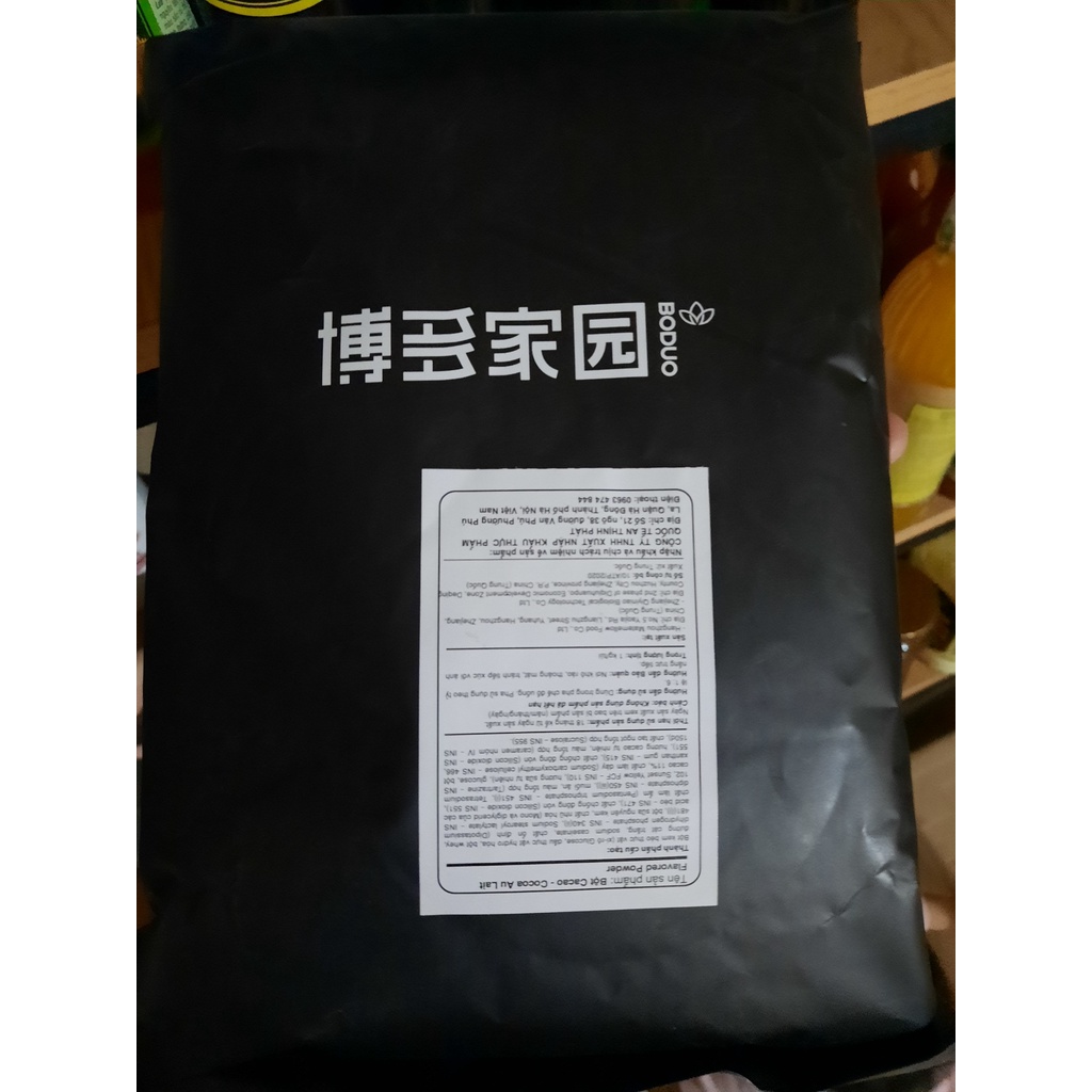 Bột Cacao Boduo (gói đen) gói 1kg