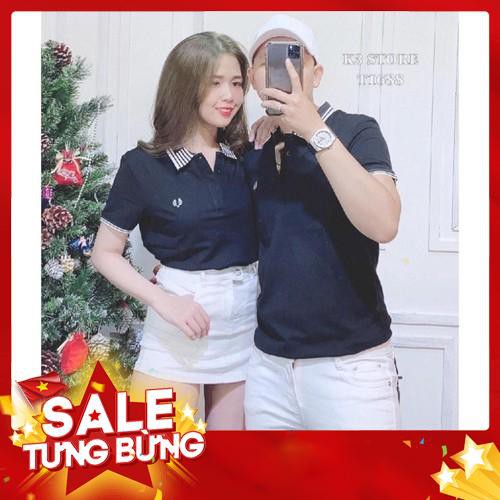 Áo thun cặp có cổ, Áo thun đôi ,đồ đôi hàn quốc cao cấp đẹp giá rẻ TCS 6019 - Hàng nhập khẩu