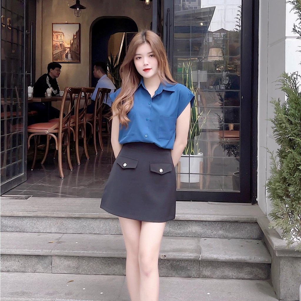 Áo Sơ Mi Công Sở Nữ, Loại Cộc Tay. Màu Sắc Trẻ Trung, Kiểu Dáng Hiện Đại | BigBuy360 - bigbuy360.vn