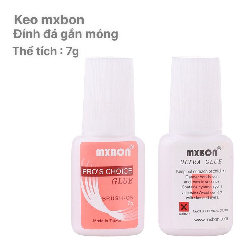 Keo mxbon gắn móng đính đá siêu bền