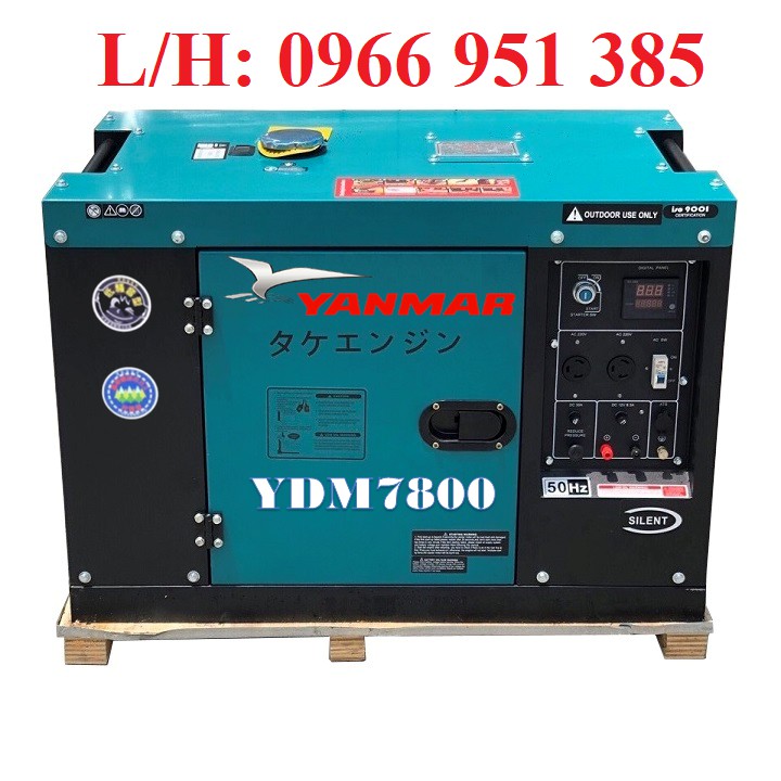 Máy phát điện Yanmar 6.0kw chạy dầu YDM7800