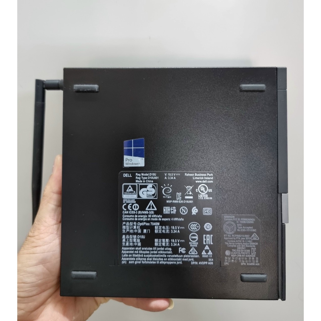 [Mã 253ELSALE hoàn 7% đơn 300K] Adapter Máy tính đồng bộ Dell Optiplex 7040 – super mini 19.5V-3.34A chính hãng Dell
