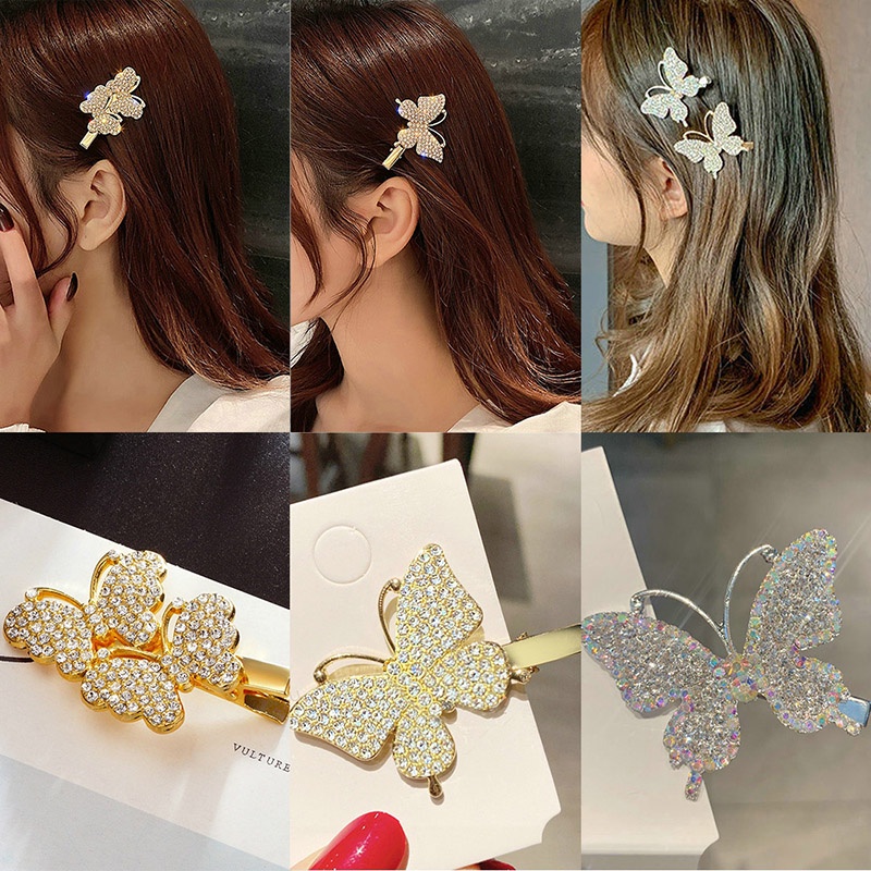 Kẹp Tóc Đính Đá Thời Trang Nữ Tính