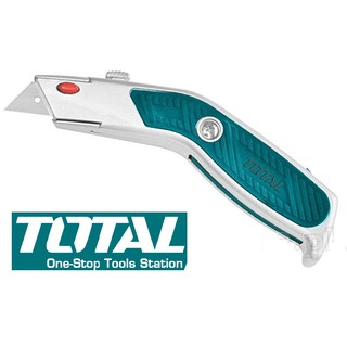 Total Dao rọc giấy đa năng 61mm Utility Knife THT512614 Kèm 5 lưỡi SK5