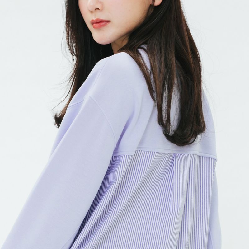 Áo nỉ phối sơ mi H-connect