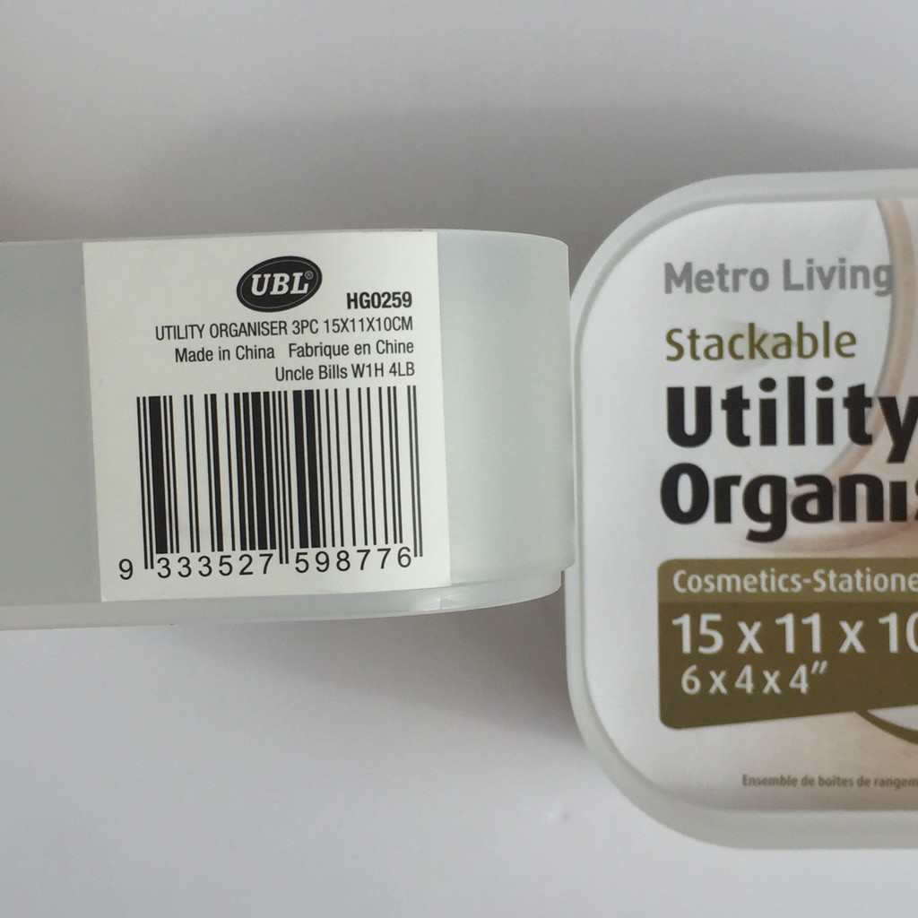 Bộ hộp sắp xếp đồ dùng 15x11x10cm Uncle Bills HG0259