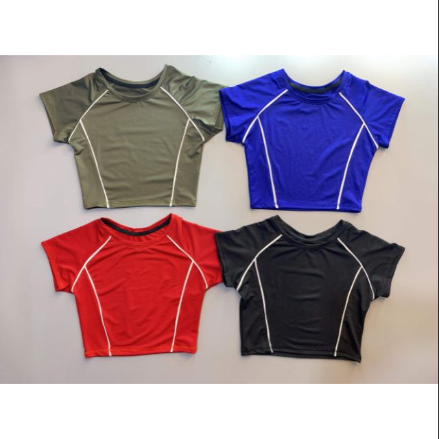 ÁO CROPTOP VIỀN TRẮNG