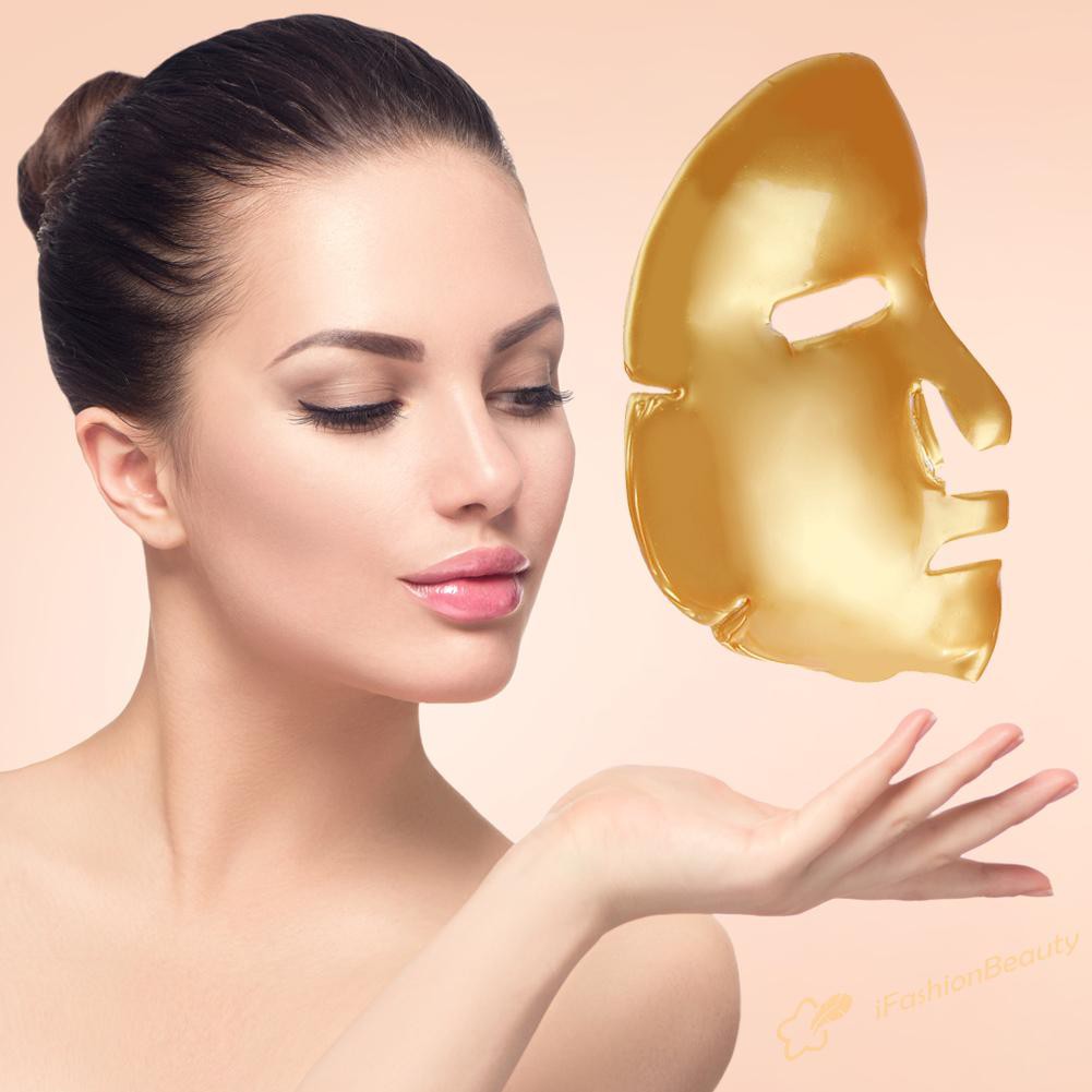 (Hàng Mới Về) Mặt Nạ Collagen Vàng 24k Dưỡng Ẩm Chống Lão Hóa Chăm Sóc Da