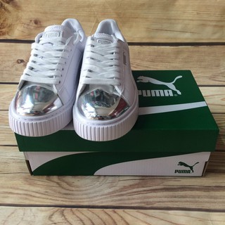 [FULLBOX] Giày thể thao PUMA SUEDE PLATFORM mũi BẠC