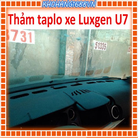Thảm taplo da Luxgen U7 loại tốt