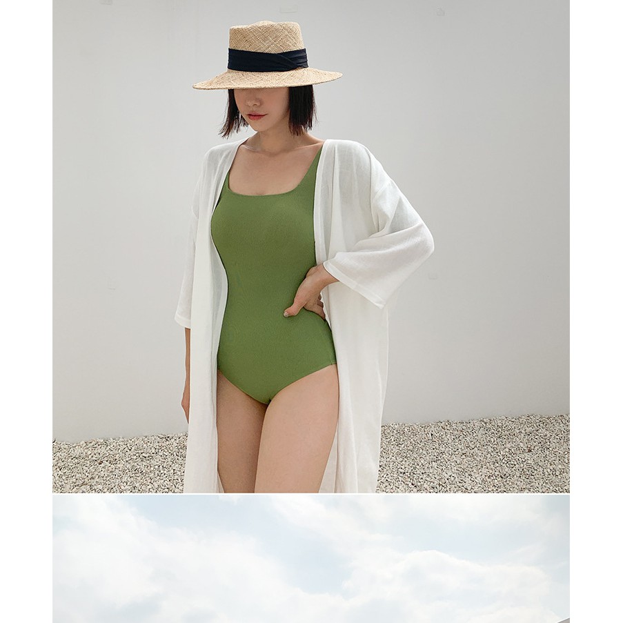 Bikini một mảnh hở lưng phong cách hàn quốc