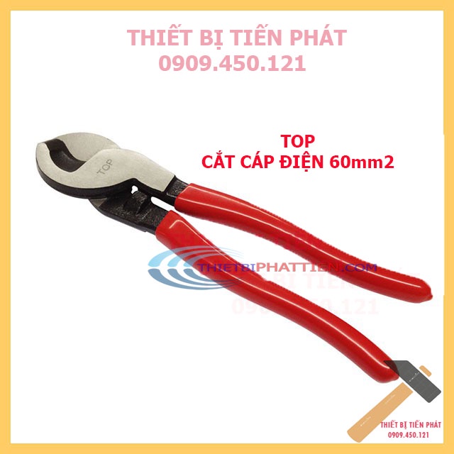 Kềm, Kìm Cắt Cáp, Kéo Cắt Dây Cáp Điện 60mm2 TOP MÃ TPT-20039 THÉP CAO CẤP (Chính Hãng)