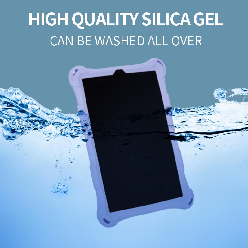 Ốp bảo vệ máy tính bảng bằng silicon mềm chống sốc có dây đeo và giá đỡ thích hợp cho iPad Mini 6 2021