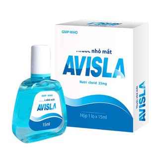 Nhỏ mắt Avisla, chăm sóc mắt hàng ngày, rữa mắt hàng ngày