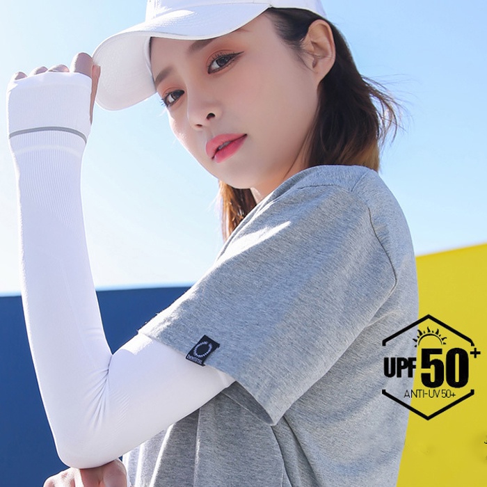 Găng tay chống nắng nam nữ  xỏ ngón Fashion, bao ống tay đi chống nắng Hàn Quốc giá rẻ Sagopy