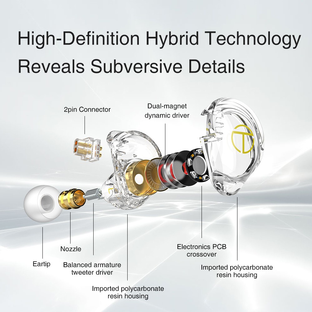 Tai Nghe Nhét Tai Trn St2 1ba + 1dd Âm Thanh Hifi Sống Động Chất Lượng Cao