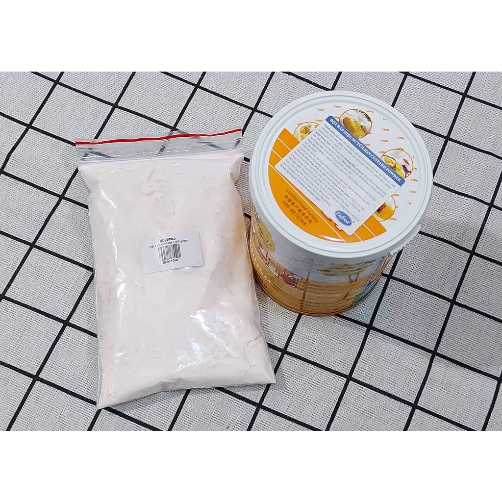 Bột Lion Custard 100gr-300g ⚡ CHẤT LƯỢNG TỐT NHẤT ⚡ bột làm bánh thơm ngon