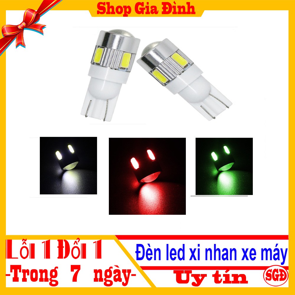 Combo 2 đèn LED xi nhan 5 bóng led dành cho xe máy