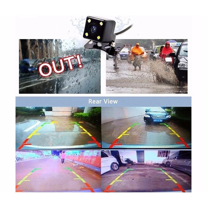 Camera hành trình ô tô ONTEKCO Việt Nam S18 trước sau Full HD 1080P mẫu mới, ống kính kép siêu bền