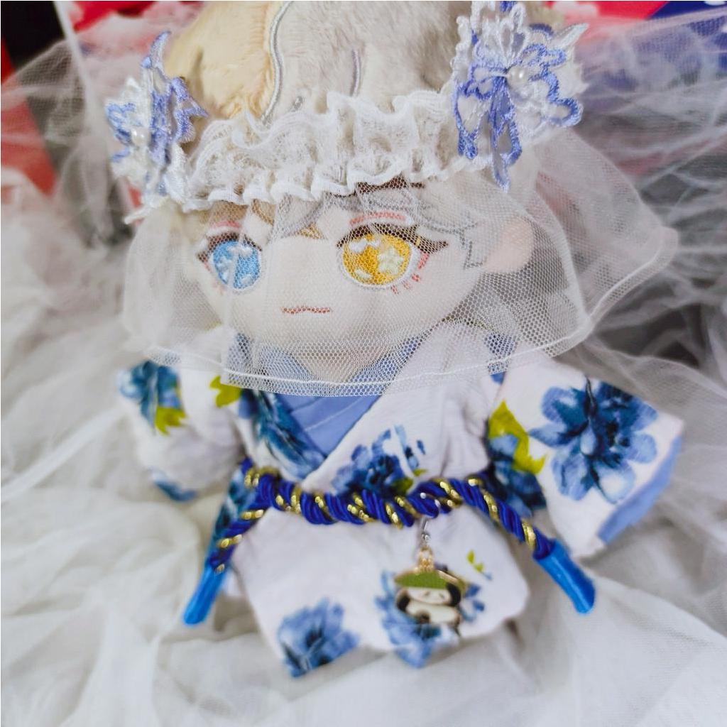 Full Set Outfit "Wo Ai Ni"  Cổ Trang Thiết Kế cho Doll 20cm