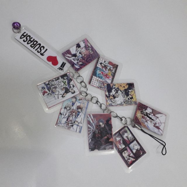 Móc khóa chùm anime sakura, chobits, tsubasa