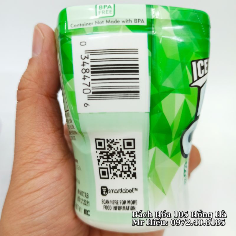 Kẹo cao su Ice Cubes hộp 40 viên