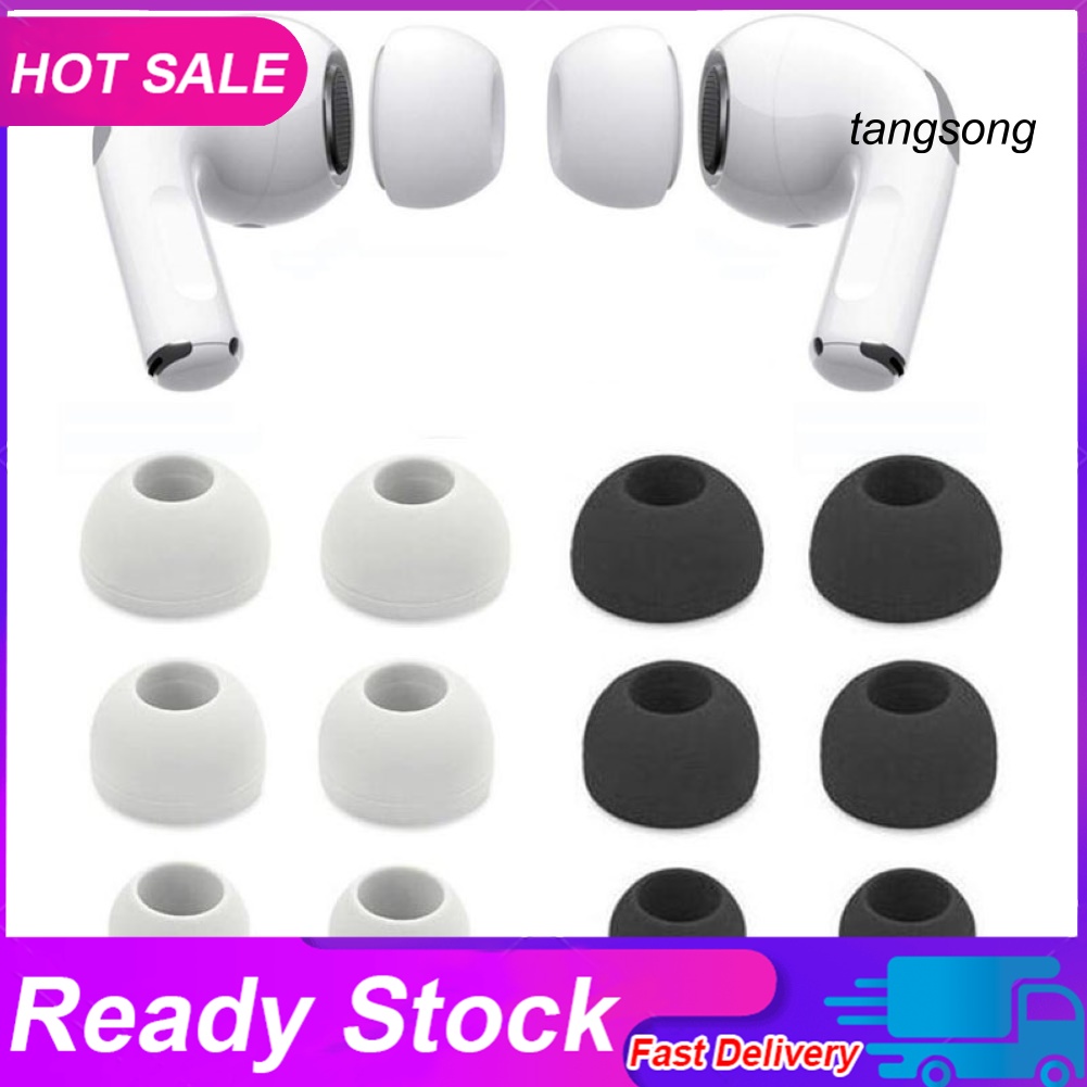 Set 4 Nút Silicon Mềm Chống Ồn Cho Tai Nghe Airpods