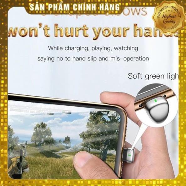 Dây cáp sạc Lightning dài 100cm Baseus U-shaped Lamp cho iPhone/ iPad hỗ trợ cho game thủ (2.4A, LED Light)