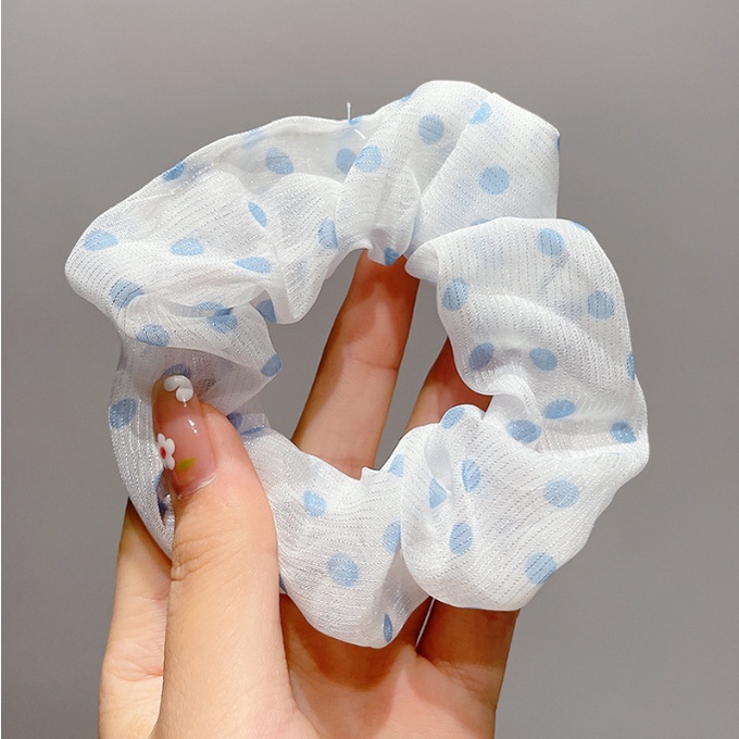 Dây buộc tóc, thun buộc tóc vải nhiều màu, họa tiết xinh xắn cho nữ